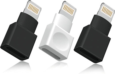 3Pack Lightning Extender Adapter MFI Certified Charger Extension