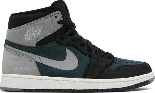 

[DB2889-001] Мужские кроссовки Nike RETRO 1 HIGH ELEMENT GORE-TEX BLACK PARTICLE GREY, Black/chile red/particle grey/sail