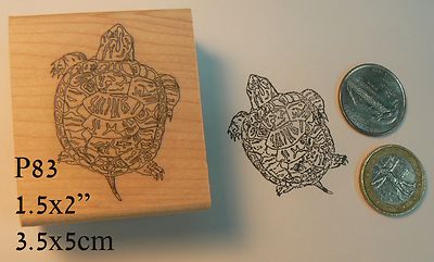 P83 Baby turtle rubber stamp 