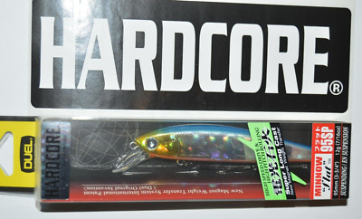 yo zuri duel hardcore flat minnow 95sp suspending jerkbait f1087-hbsn blue shinr