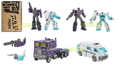 Transformers WFC Trilogy SELECTS Shattered Glass Optimus Prime & Ratchet NEW!
