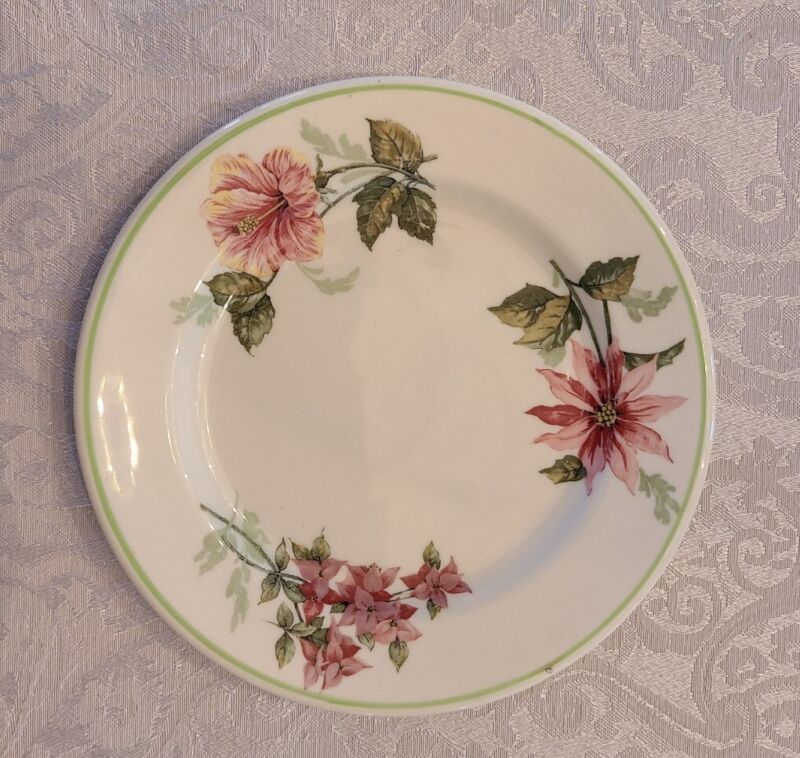 Atlantic Coast Line ACL Flora Of The South 6.75" Plate By Syracuse