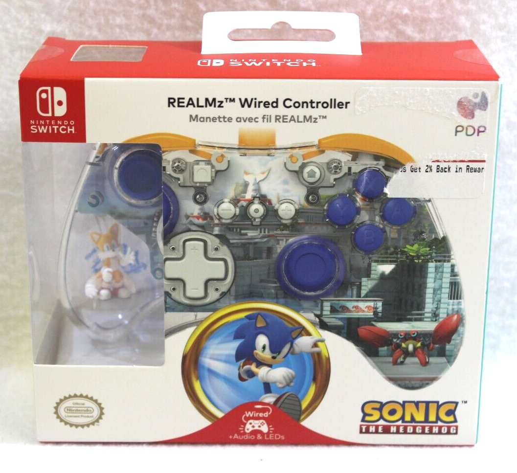 PDP Nintendo Switch ~ Sonic The Hedgehog ~ REALMz Wired