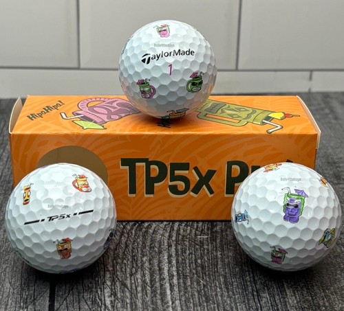 Taylormade TP5x Pix Tiki Hawaii Logo Golf Balls (3 New Golf