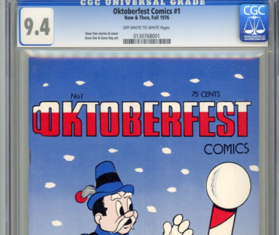 Oktoberfest Comics 1 CGC 9.4 First Dave Sim Story and Cover 1976
