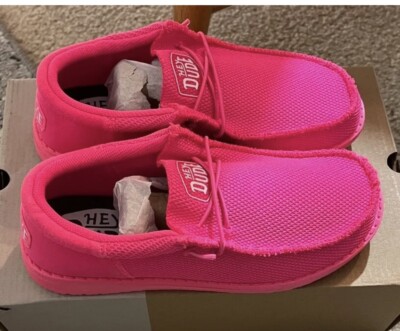 Hey dude wendy funk mono electric pink Womens Size 11