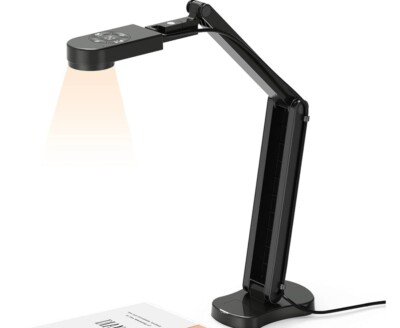 4K USB Document Camera Classroom, 8MP Webcam Visualiser Zoom Meet Skype 1080p