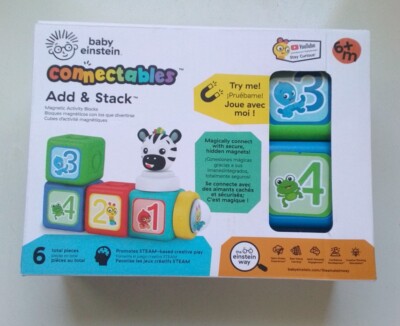 Baby Einstein Connectables Add & Stack counting blocks. New