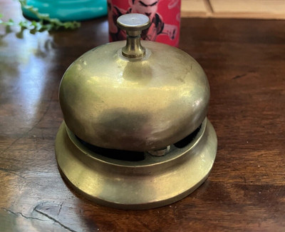 Classic Front Desk Counter or Reception Bell  Nice Sound L@@K