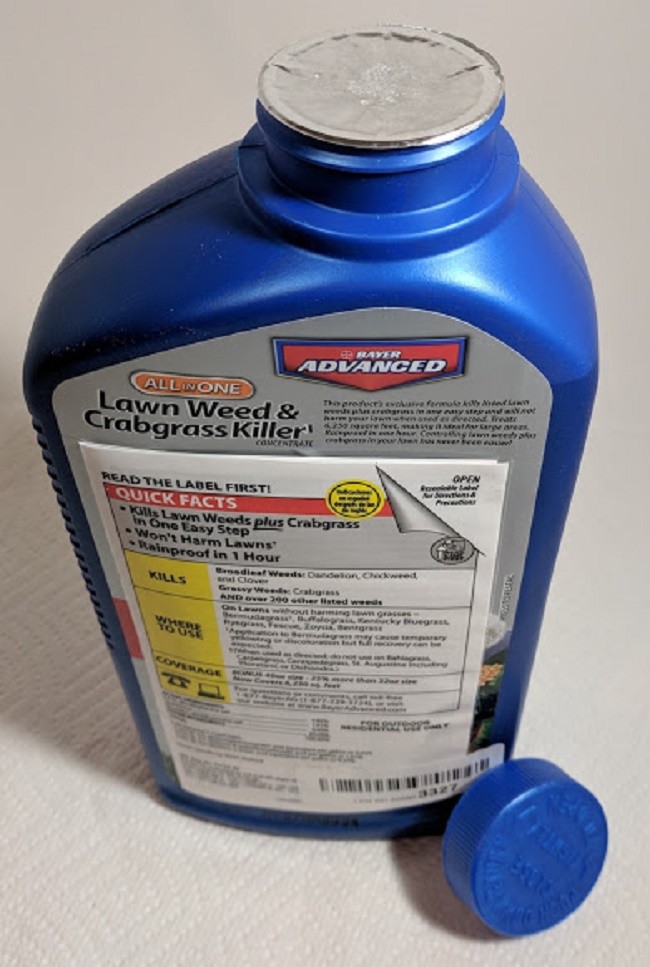 Lawn Weed Crabgrass Concentrate Killer Bayer Advanced All In One 32oz Rain Proof