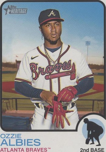 2022 Topps Heritage High Number - Ozzie Albies #OB-OA