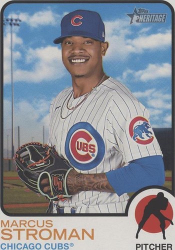 2022 Topps Heritage High Number - Marcus Stroman #OB-MSN