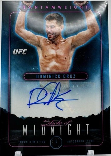 2024 Topps Midnight UFC JOSE ALDO Stroke of Midnight Auto