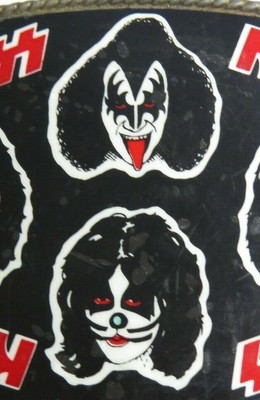 KISS VINTAGE MEXICAN SOLO FACES BELT BUCKLE