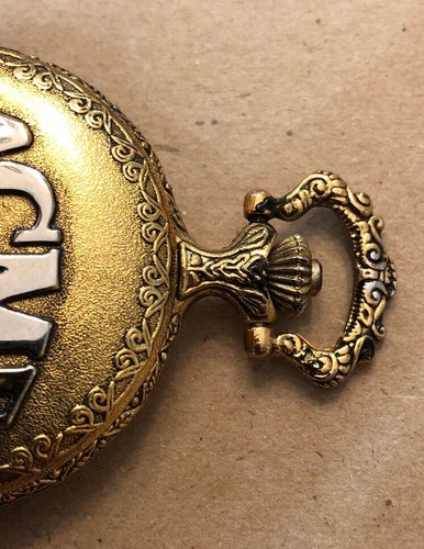 Acme Tazmenian Devil Rail Road Crossing Pocket Watch