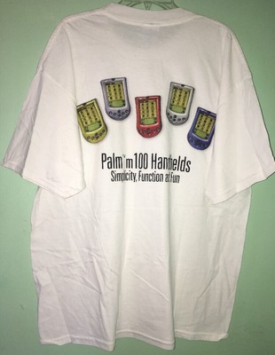 Vintage Palm Hand Held M100 T Shirt Men’s XL Never Worn Motorola White. Buy it now for 22.5