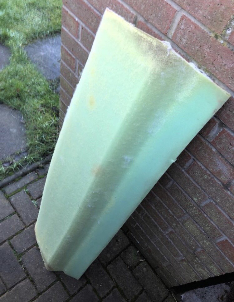 3 Large Pieces of Foam Sponge Upholstery Seating 120cms Free in Hull