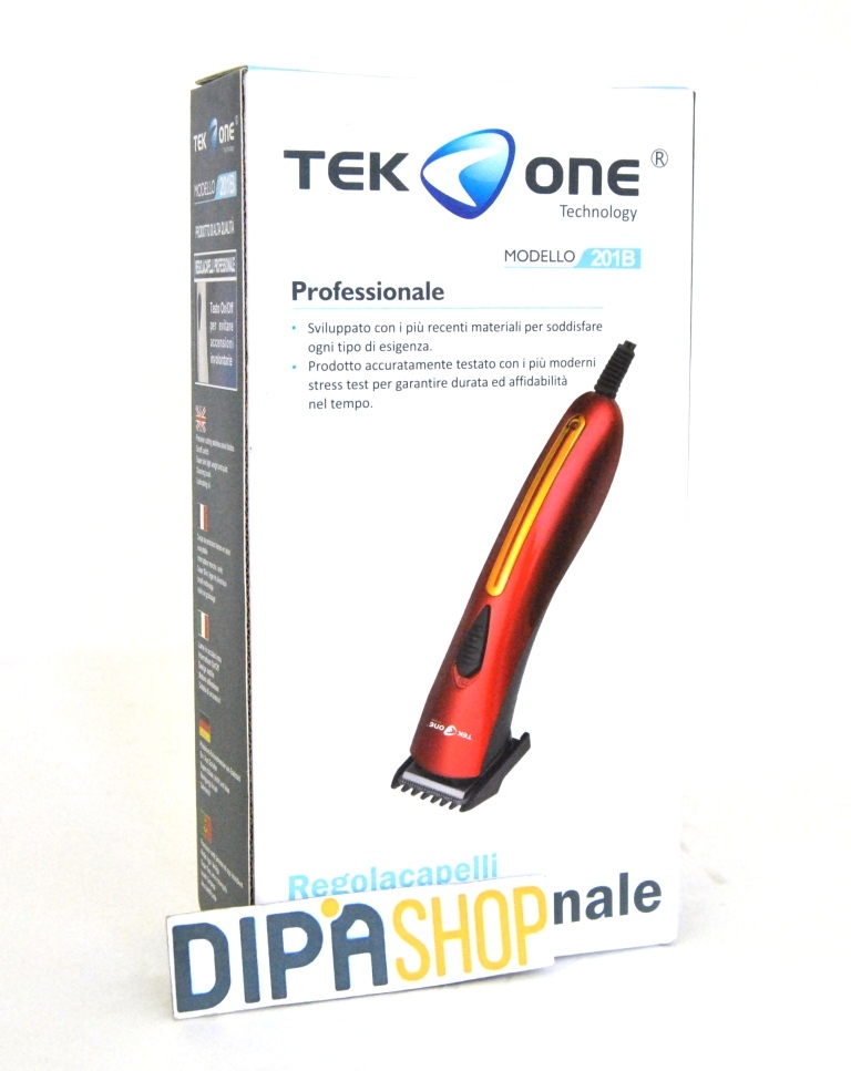 TagliaCapelli Elettrico TeKone 201B Rasoio Peli Accorcia Regola Barba hsb