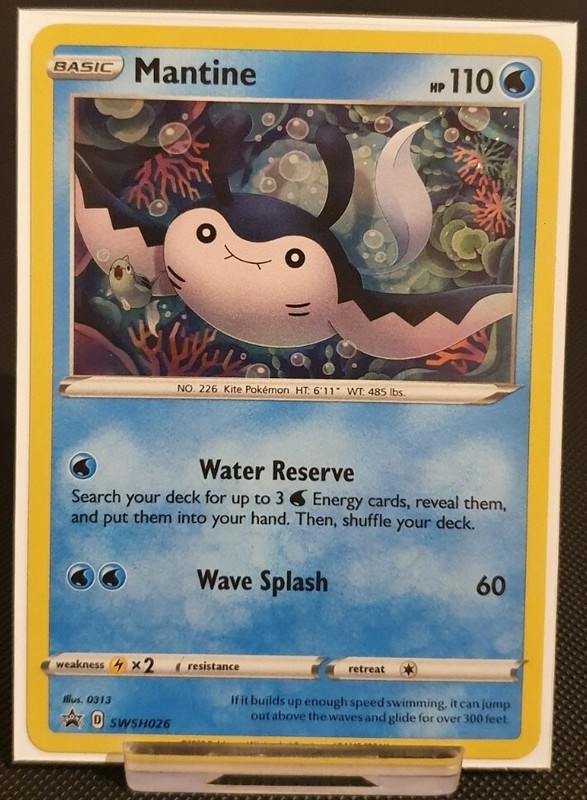 Pokemon Cards Japanese V S Series 051 141 Clair S Mantine 1st Edition 01 Pokemon Trading Card Game Toys Hobbies