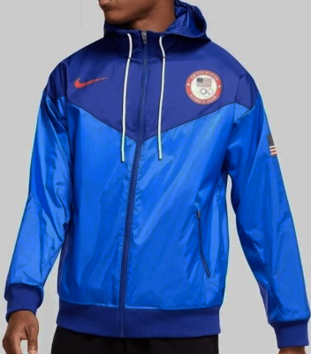 NIKE NSW OLYMPIC TEAM USA MEN S WINDRUNNER JACKET SIZE M CK5813