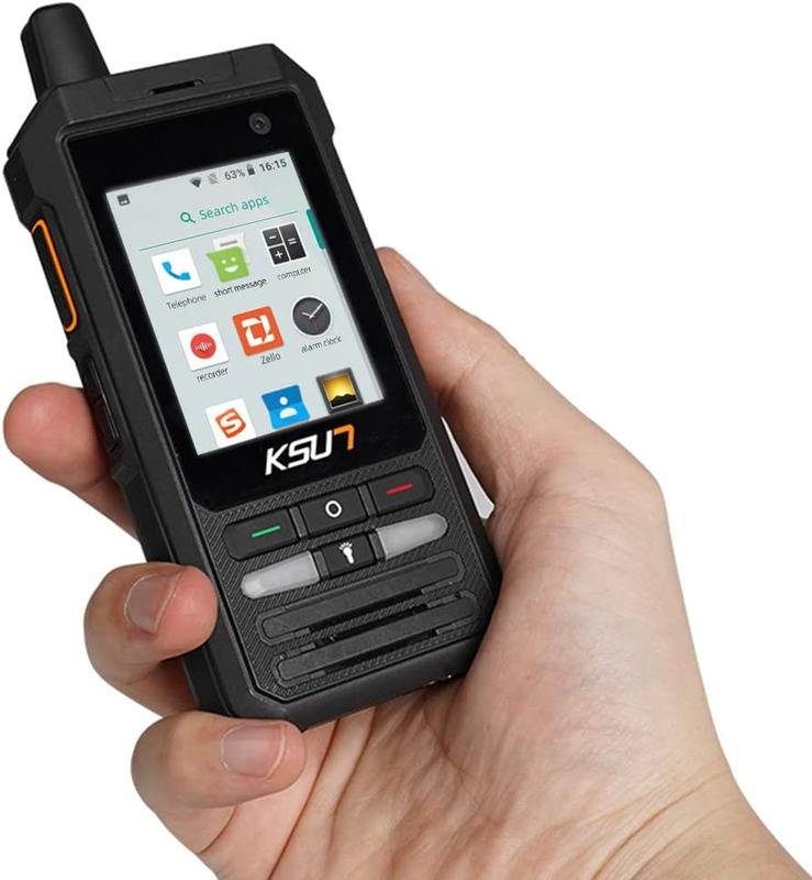Walkie Talkie Phone Zello 4G Network Radio 100 Miles Long Range Handheld Smartph