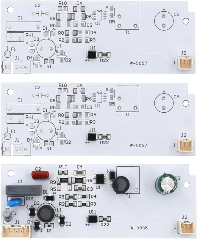 LED Light Control Board W10515058 W10515057 for Whirlpool Kenmore Maytag Fridge