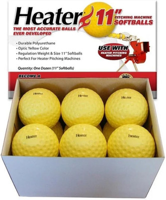 Sports 11 Inch Pitching Machine Softballs - 1 Dozen, Accurate and Durable Regula
