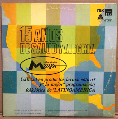 15 Anos De Salud Y Alegria LM3-1 Mayov Laboratories 3 discos de vinilo