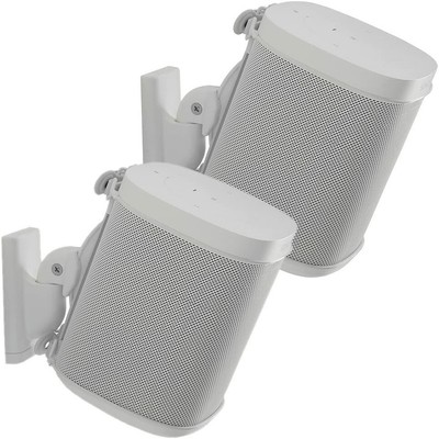 Sanus Adjustable Speaker Wall Mounts Designed For SONOS ONE, PLAY1  PLAY3 - Pair