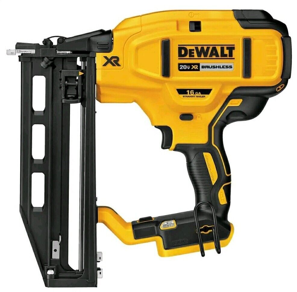 DEWALT DCN662B 20V MAX XR 16 GA Cordless Straight Finish Nailer (Tool Only)