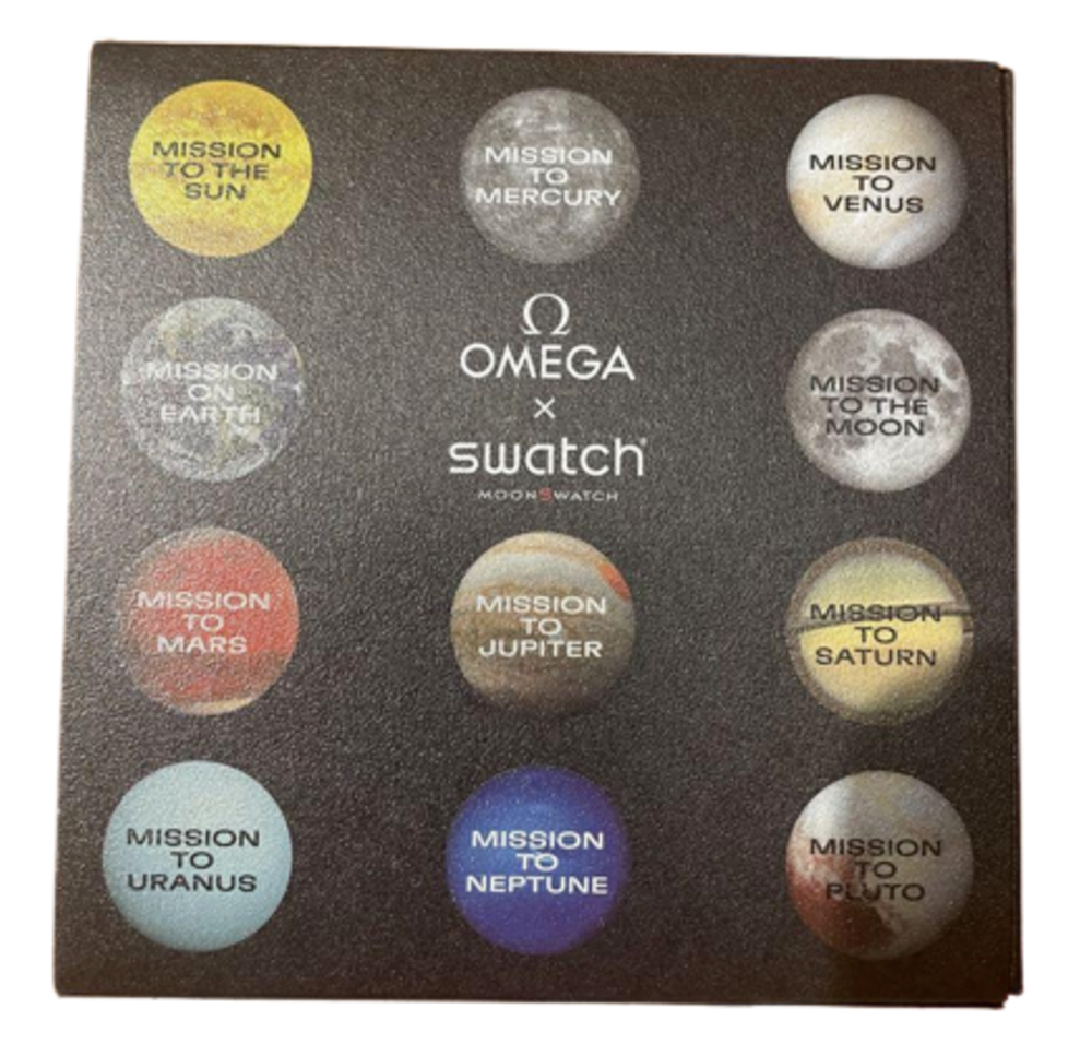 Swatch x Omega Bioceramic Moonswatch Mission To Earth Brand