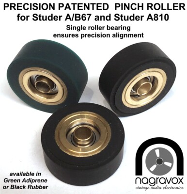 Studer A67 B67 A807 A810 SPECIAL NEW PATENTED PRECISION bearing PINCH ROLLER kit