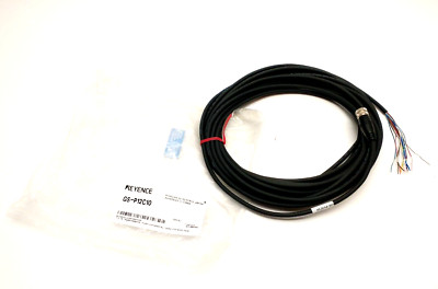 Keyence GS-P12C10 High Performance Cable, M12 12-Pin Female To Leads 10m
