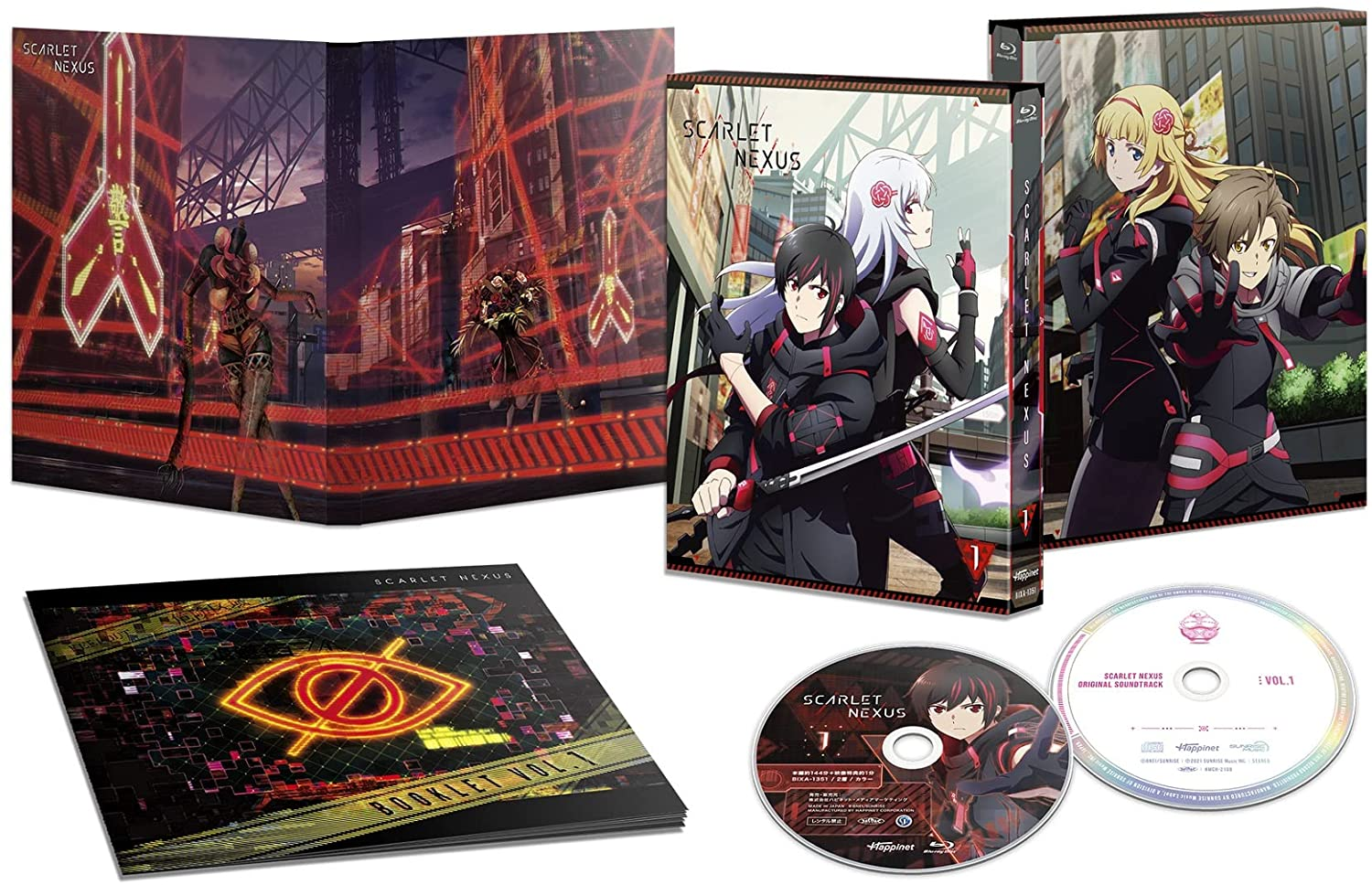 ＳＣＡＲＬＥＴ　ＮＥＸＵＳ　３（Ｂｌｕ－ｒａｙ　Ｄｉｓｃ） SCARLET NEXUS Blu-ray Vol.3 Japan Ver. | eBay