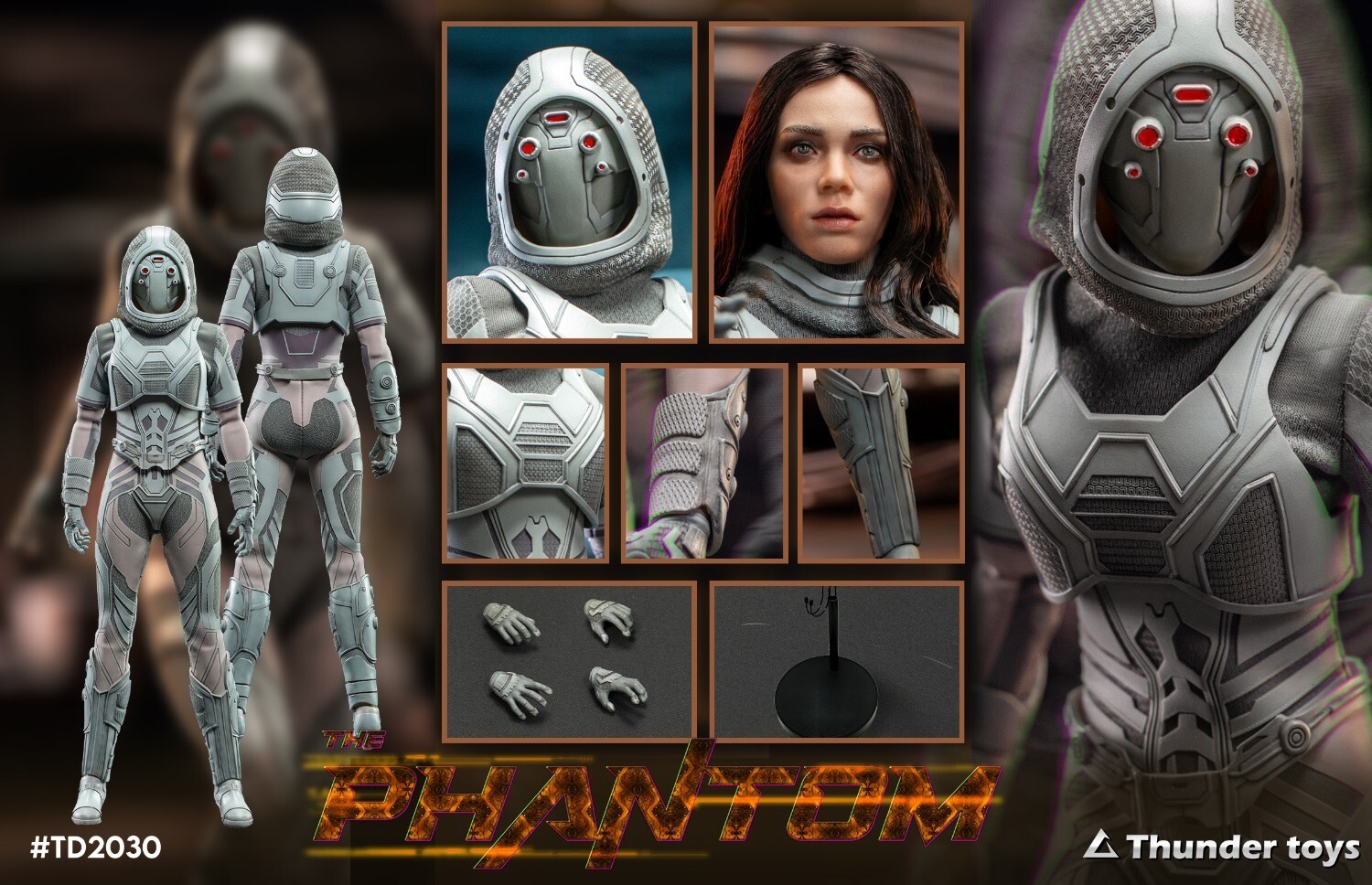 Thunder Toys 1/6 ファントム TD2030 Phantom New Thunder Toys TD2030 Ant-Man 2 1/6 The Phantom 12