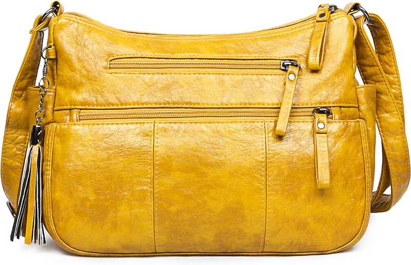 For Women Soft Pu Leather Shoulder Bag Ladies Crossbody Purse & Handbags