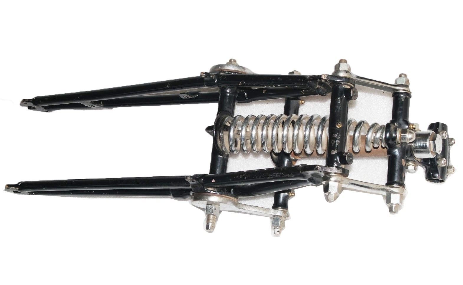 BSA 250cc C10 C11 B21 1938 Complete Springer Girder Fork Assey Black Chrome 