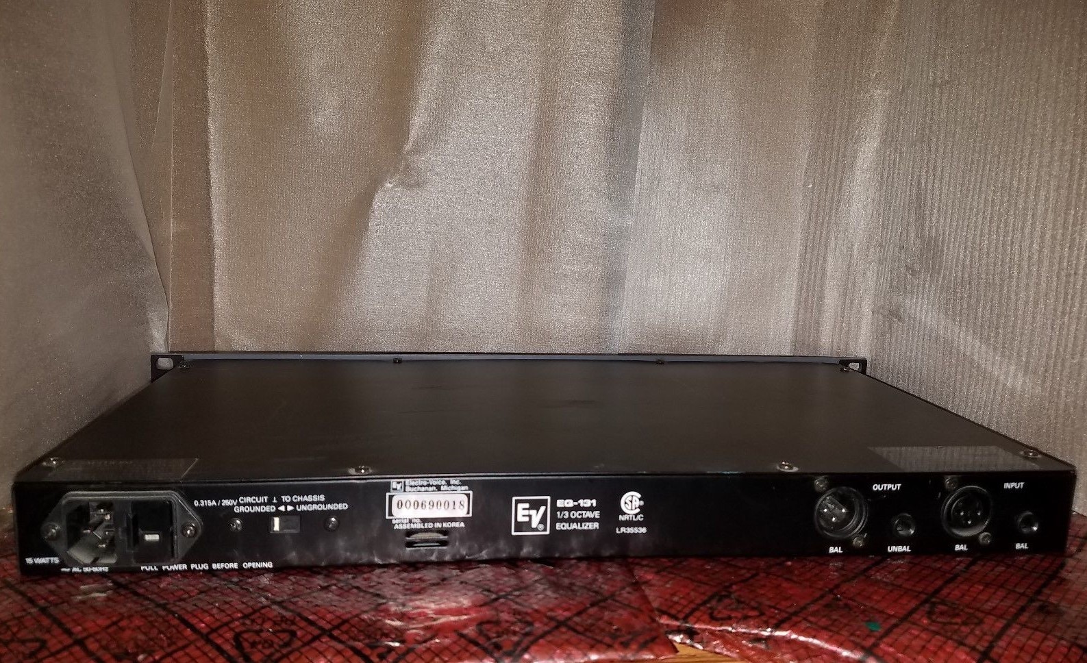 EV Electro-Voice EQ-131 1/3 Octave Equalizer