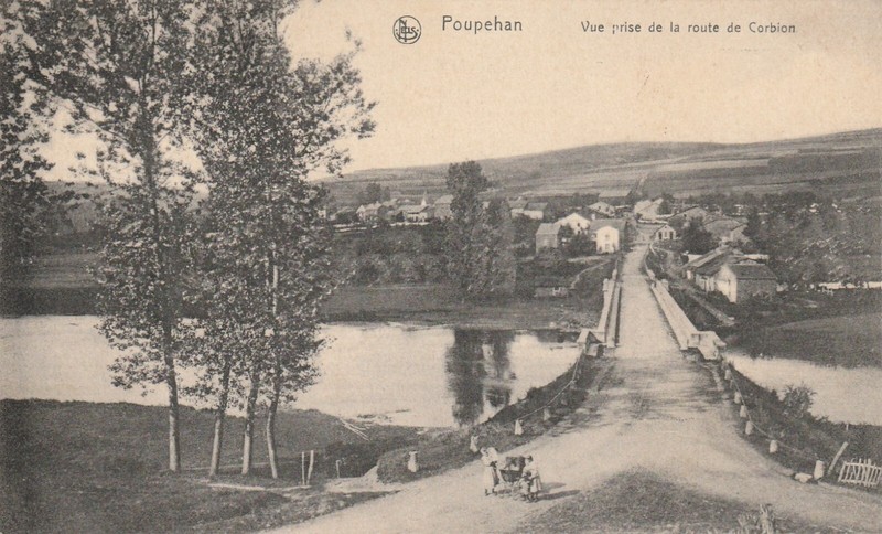 Ae148 Cpa Belgique Poupehan Vue Prise De La Route De Corbion