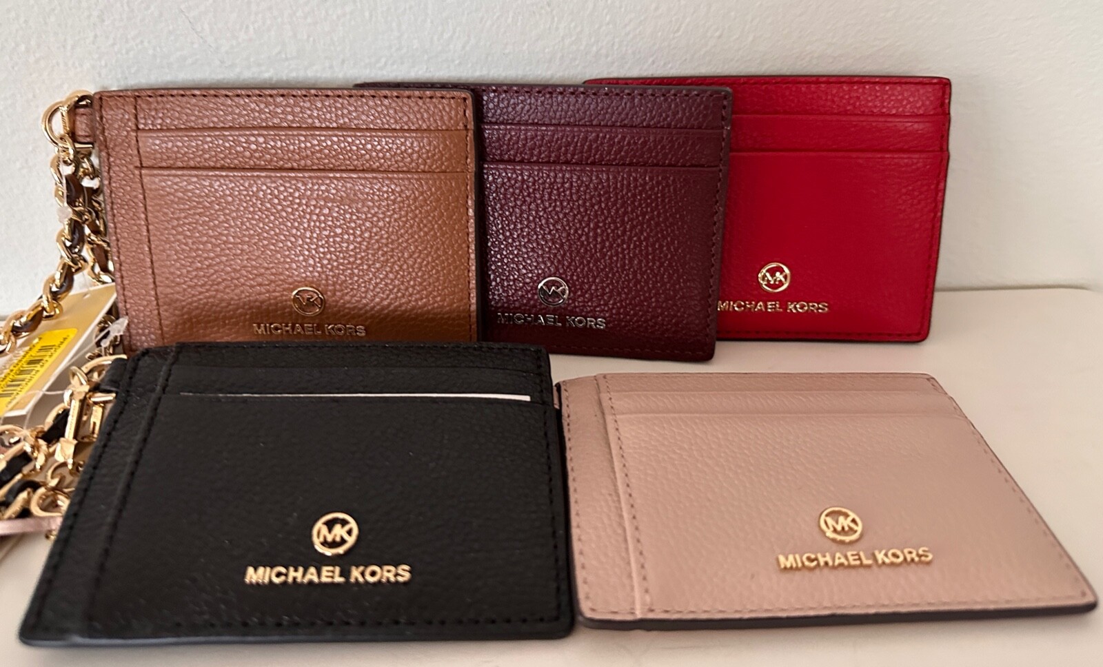 【関税&送料込】Michael By Michael Kors Leather Card Holder Amazon.com: Michael Kors Reed Large Card Holder Wallet MK