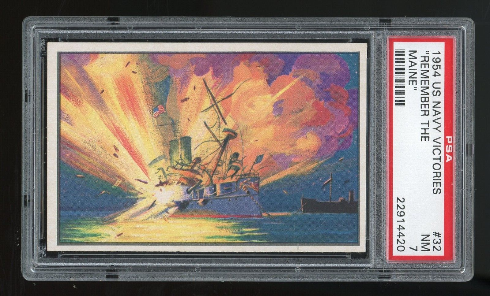 1954 U.S. Navy Victories #32 Remember the Maine PSA 7 NM