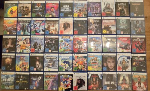 Playstation 5 Sammlung  50 Spiele