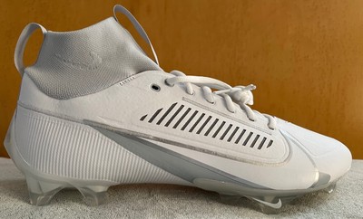 Nike Vapor Edge Pro 360 2 Cleats DA5456-100 White/Pure Platinum-Silver - Men 14