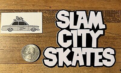 Slam City Skates Skateboard Shop STICKER Dunk Palace