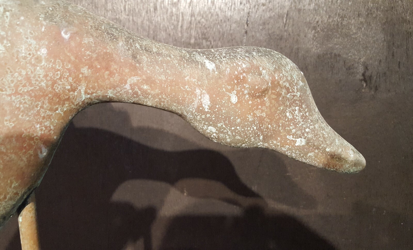 Copper Landing Duck Weathervane, preowned, excellent condition