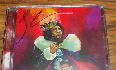 J COLE - KOD Signed / Autographed CD - SOLD OUT -LAST 1