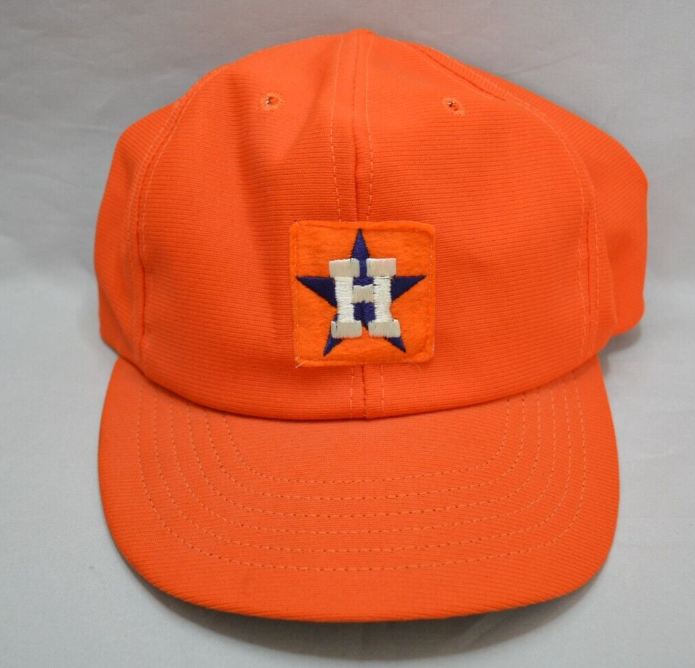 Vintage 80's MLB Houston Astros Hat Cap Snapback Made In USA