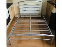 RESERVED Metal double bed frame 