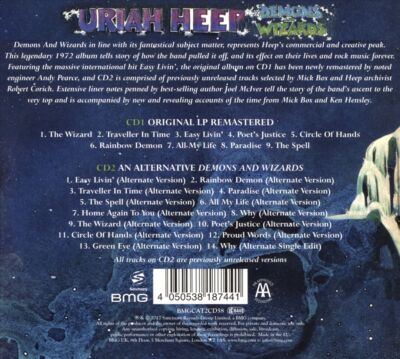 URIAH HEEP DEMONS AND WIZARDS NEW CD