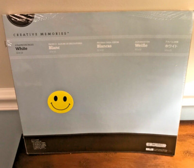 Creative Memories White Scrapbook Pages 12 x 12 15 Sheets 30 Pages 2008 Refill
